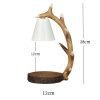 Best Deer Horn Resin Dimmable Light Bulb Candle Heating Lamp with Timer