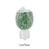 Best Green Mosaic Handmade Glass Night Light Electric Wall Plug In Candle Wax Heater