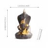 Best Indian Ganesha Buddha Snake Ceramic Incense Fountain Back Flow Burner