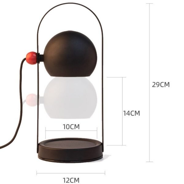 Best Metal Adjustable Electric Beside Table Lamp Aurora Candle Warmer Lantern with Timer