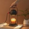 Best Metal Adjustable Electric Beside Table Lamp Aurora Candle Warmer Lantern with Timer