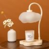 Best Modern Unique Cloud Shaped Metal Cordless Electric Dimmable Candle Warming Lamp with Timer