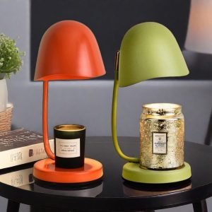 Best Modern Creative Green Orange Electric Metal Candle Warming Lamps with Timer and Dimmer