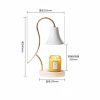 Best Modern Elegant Iron Electric Dimmable Candle Warmers with Light and Timer
