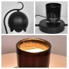 Best Modern Flower Timing Dimmable Electric Light Bulb Iron Candle Warmer Lamp