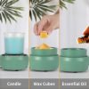 Best Modern Green Ceramic Electric Candle Wax Melter Warmer Plate for Home