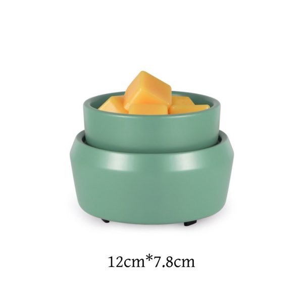 Best Modern Green Ceramic Electric Candle Wax Melter Warmer Plate for Home