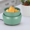 Best Modern Green Ceramic Electric Candle Wax Melter Warmer Plate for Home