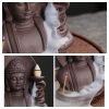 Best Purple Clay Zen Buddha Cascading Fountain Incense Backflow Burner