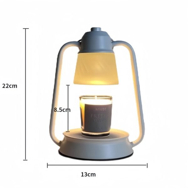 Best Vintage Black and White Metal Dimmable Hurricane Electric Candle Warmer Lanterns