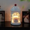 Best Vintage Castle Shape Metal Dimmable Electric Jar Candle Melting Warmer Lantern