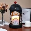 Best Vintage Castle Shape Metal Dimmable Electric Jar Candle Melting Warmer Lantern