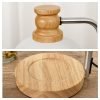 Best Wood Iron Adjustable and Dimmable Electric Candle Warming Table Lamp for Home Decor
