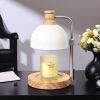 Best Wood Iron Adjustable and Dimmable Electric Candle Warming Table Lamp for Home Decor