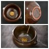 Black and Brown Chinese Ceramic Incense Burners Censer for Sticks