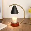 Black and White Metal Electric Candle Warming Lamps with Dimmer and Timer