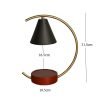 Black and White Metal Electric Candle Warming Lamps with Dimmer and Timer