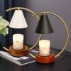 Black and White Metal Electric Candle Warming Lamps with Dimmer and Timer