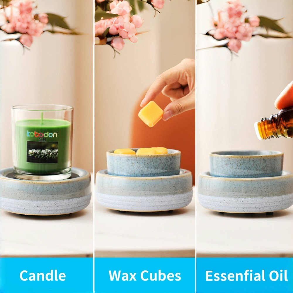 Ceramic Electric Wax Melt Warmer Plate for Scented Wax and Jar Candles Ceramic Electric Wax Melt Warmer Plate for Scented Wax and Jar Candles