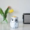 Creative Cute Owl Shaped Ceramic Electric Light Wax Candle Melter
