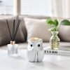 Creative Cute Owl Shaped Ceramic Electric Light Wax Candle Melter