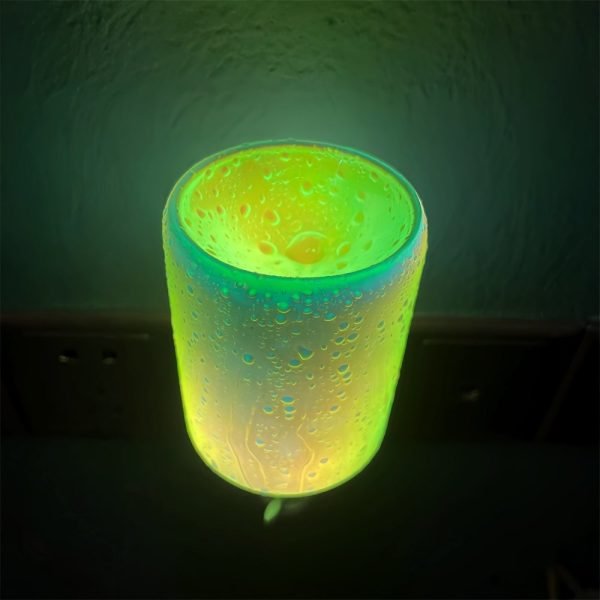 Creative Drop Shaped Electric Glass 3D LED Light Wall Plug In Wax Melter Candle Warmer Lamp