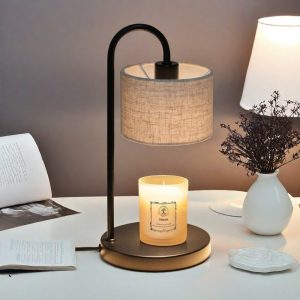 Creative Metal Electric Tea Candle Warmer Light with Timer and Dimmer for Home Decor