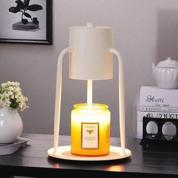 Creative Unique Timing Dimming Metal Electric Melting Wax Candle Warmer Lanterns