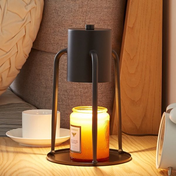 Creative Unique Timing Dimming Metal Electric Melting Wax Candle Warmer Lanterns