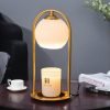 Creative Vintage Electric Dimmable Night Light Lantern Candle Melting Warmer with Timer
