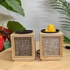 Creative Wood Night Lamp Electric Wax Melt Warmer for Scented Candle