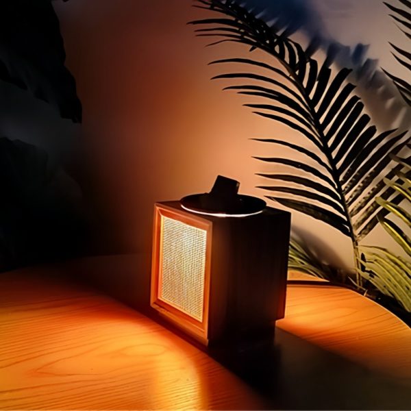 Creative Wood Night Lamp Electric Wax Melt Warmer for Scented Candle