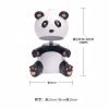 Cute Panda Resin Electric Bulb Candle Warmer Table Lamp with Preset Timer