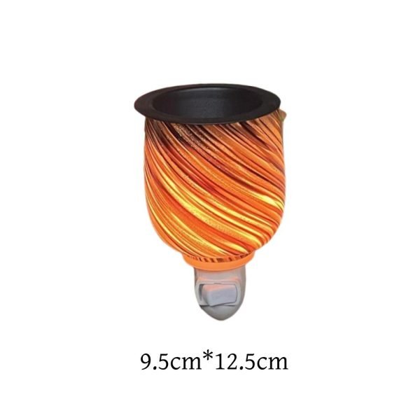 Decorative Glass Electric Pluggable Fragrance Wall Candle Wax Warmer Light for Living Room