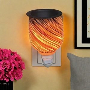 Decorative Glass Electric Pluggable Fragrance Wall Candle Wax Warmer Light for Living Room