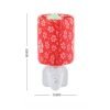 Decorative Plum Flower Pluggable Electric Glass Fragrance Wax Candle Warmer for Bedroom