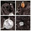 Electrical LED Lighting Purple Clay Dragon Backflow Incense Cone Burner