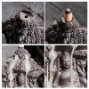 Handmade Zen Buddha Ceramic Backflow Waterfall Burning Incense Holder
