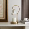 Luxurious Glass and Iron Electric Dimmable Light Bulb Candle Light Wax Warmer