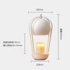 Metal Electric Balloon Aurora Lantern Candle Warmer Wax Melting Lighting Lamp with Timer and Dimmer