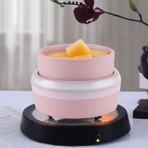 Modern Ceramic Pink Electric Candle Wax Warmer Hot Plate for Sale