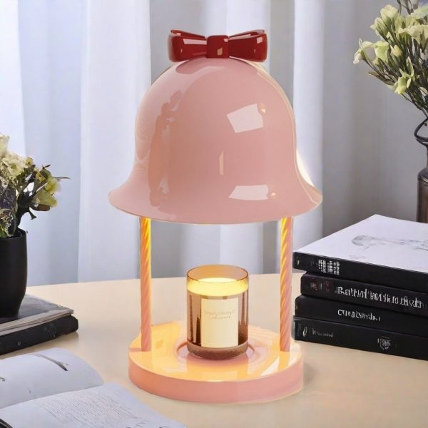 Modern Cute Colorful Iron Dimmable Electric Aurora Lanterns Candle Warmer Table Lamps