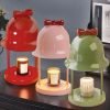 Modern Cute Colorful Iron Dimmable Electric Aurora Lanterns Candle Warmer Table Lamps