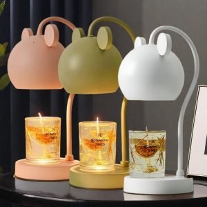 Modern Cute Colorful Metal Electric Tea Wax Candle Melting Warmer Table Lights