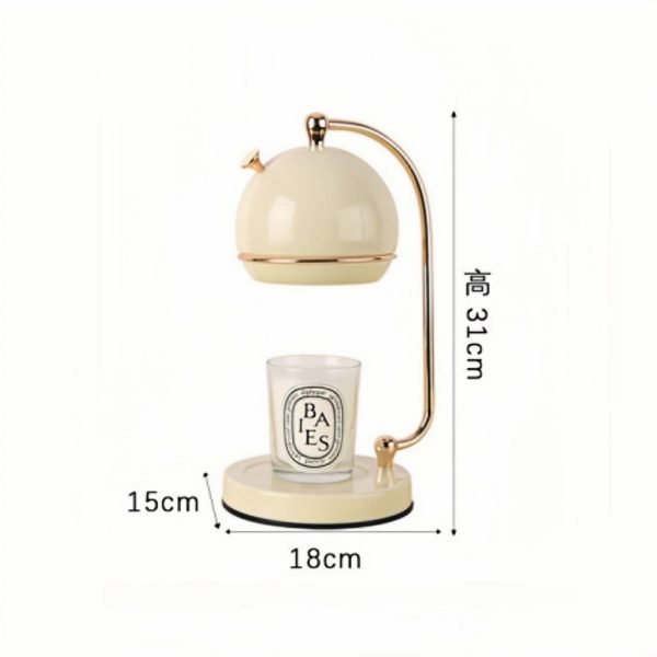 Modern Metal Table Light Electric Dimmable Wax Candle Melting Lamp with Timer
