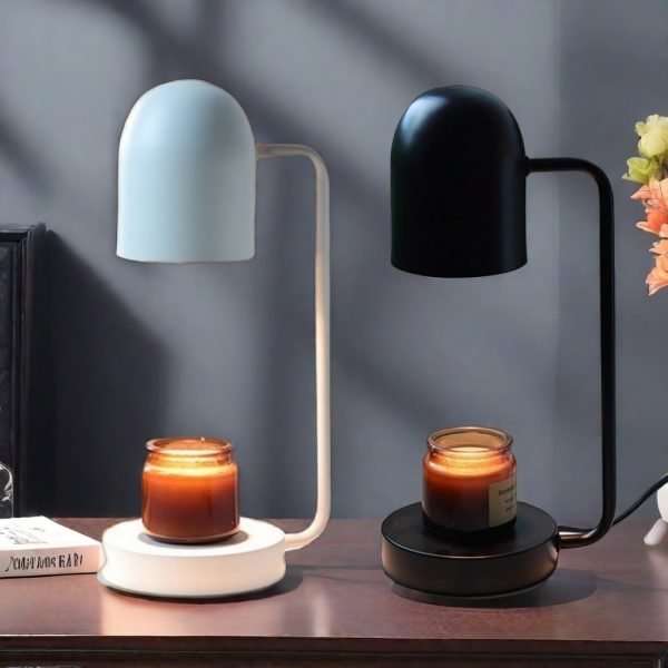 Modern Simple Metal Timing Dimming Electric Candle Warming Aromatherapy Lamps