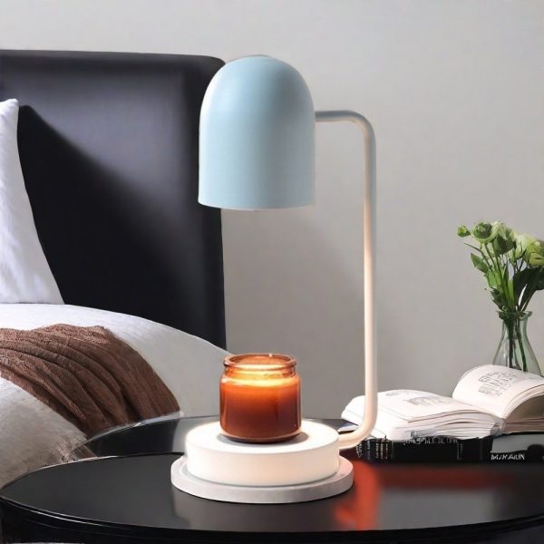 Modern Simple Metal Timing Dimming Electric Candle Warming Aromatherapy Lamps