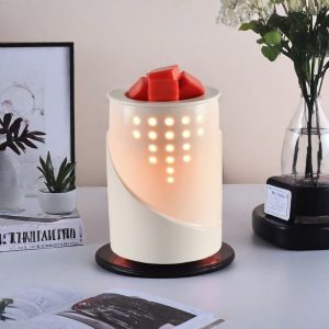 Modern Simple White Ceramic Electric Fragrance Wax Candle Melting Warmer