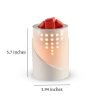 Modern Simple White Ceramic Electric Fragrance Wax Candle Melting Warmer