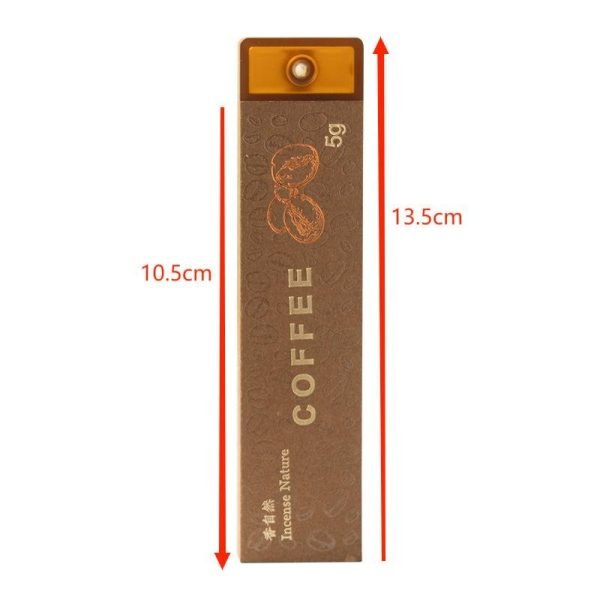 Portable Pocket-Sized 100% Pure Handmade Coffee Incense Sticks with Built-in Holder From China